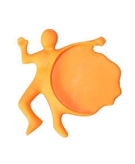 Płaski Zenek (podstawka pod szklanki) - pomarańczowy