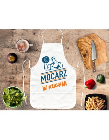 Gruby Fartuch Kuchenny - MOCARZ w Kuchni