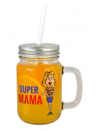 Słoiczek Mason Jar - Super Mama