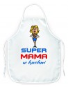 Fartuszek kuchenny prezent dla Mamy - Super Mama
