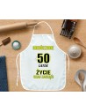 Fartuszek kuchenny prezent na 50 urodziny